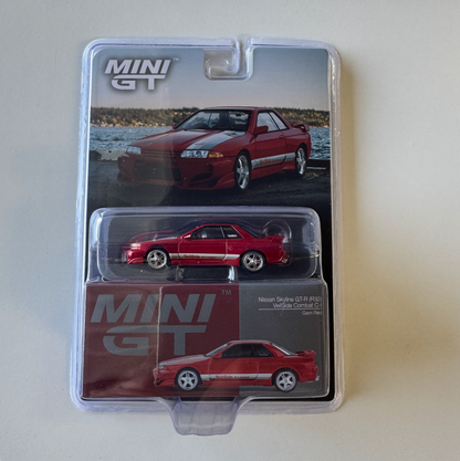 VeilSide MINI GT 1/64 Skyline GT-R R32 (Red)