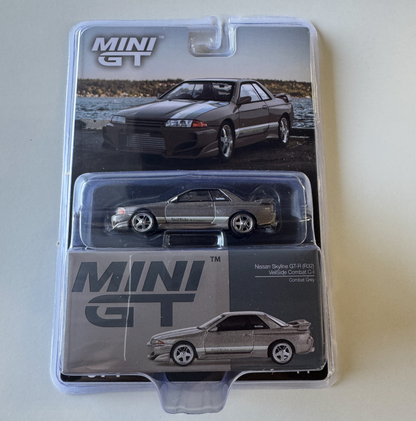 VeilSide MINI GT 1/64 Skyline GT-R R32 (Combat Grey)