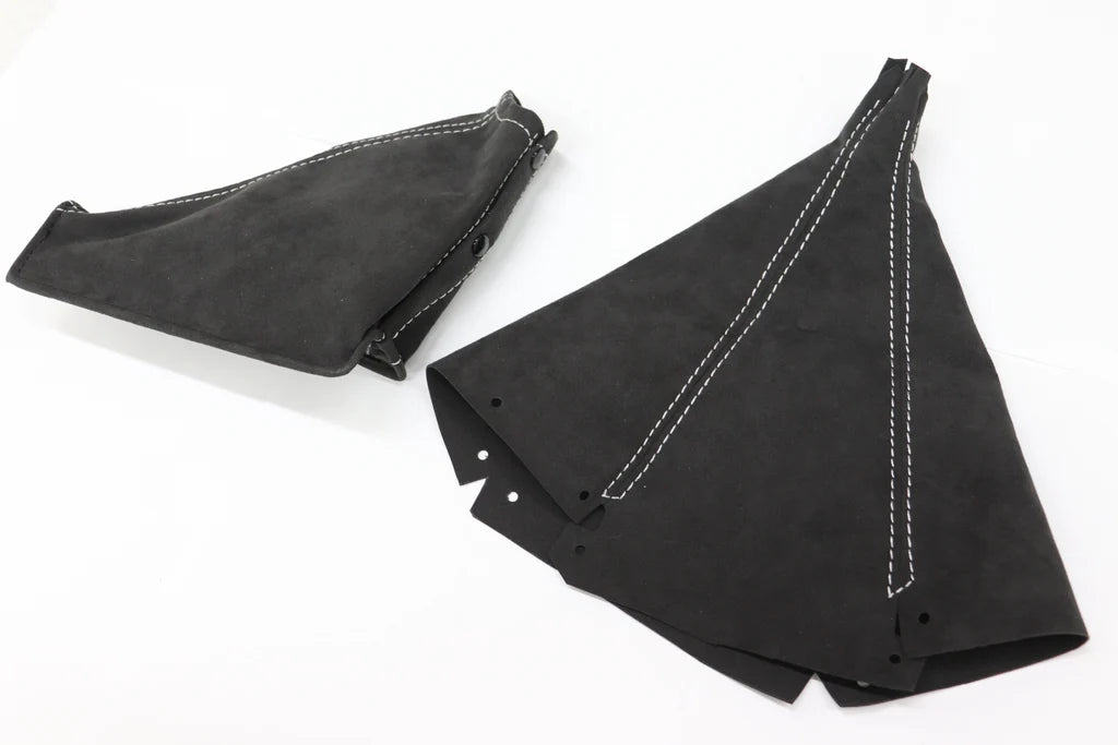 【OUTLET】Mine's Shift Boot & Hand Brake Boot Gray Stitch - Skyline GT-R BCNR33
