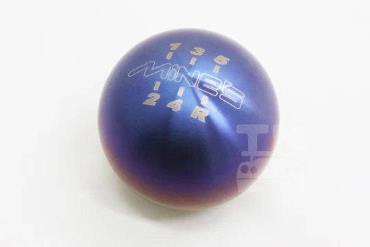 【OUTLET】Mine's Titanium Shift Knob Ball Type 5MT M10 × P1.25 - Skyline GT-R BNR32 BCNR33