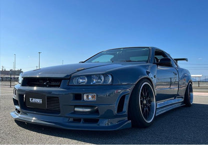 URAS Super Wide Aero System Body Kit 6pcs Full Kit - Skyline R34 2-Door