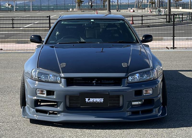 URAS Super Wide Aero System Body Kit 6pcs Full Kit - Skyline R34 2-Door