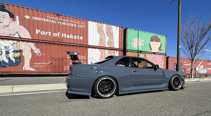 URAS Super Wide Aero System Body Kit 6pcs Full Kit - Skyline R34 2-Door