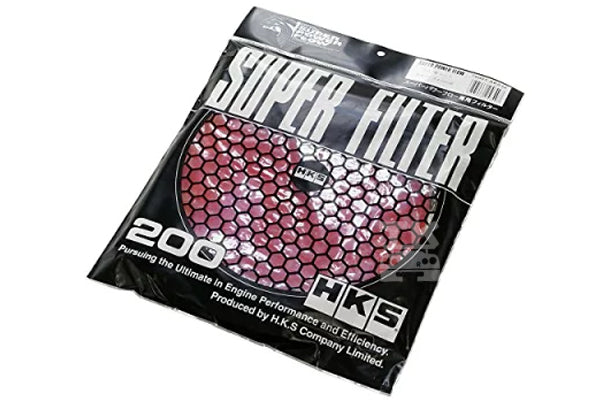 HKS Super Power Flow Reloaded Replacement Air Filter 200mm Red Wet