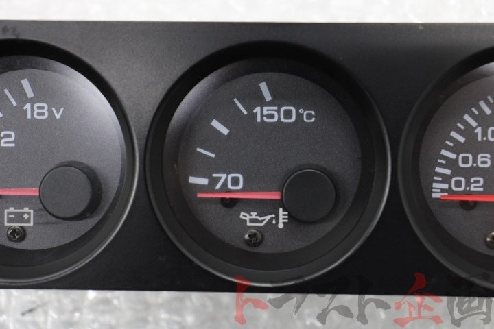 【USED】 NISSAN Triple Meter With MINE'S Boost Gauge - BNR32 Late Model
