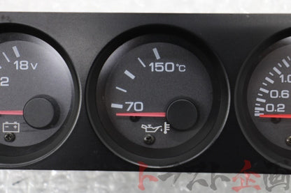【USED】 NISSAN Triple Meter With MINE'S Boost Gauge - BNR32 Late Model