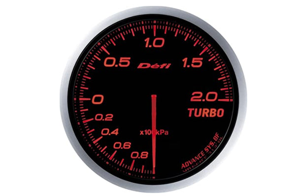 Defi Link Advance BF Turbo Gauge Boost Meter 60mm - Red 2.0