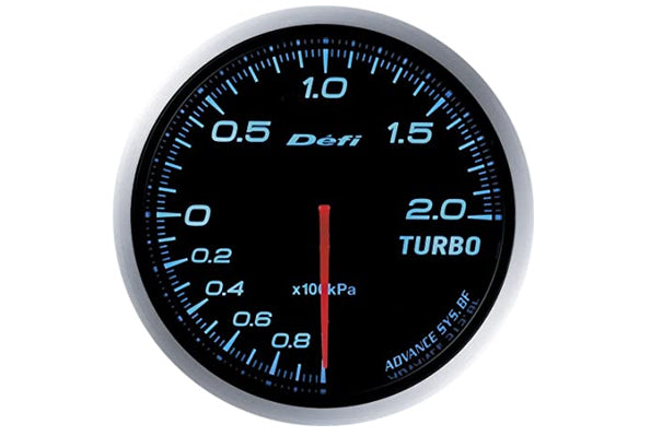 Defi Link Advance BF Turbo Gauge Boost Meter 60mm - Blue 2.0