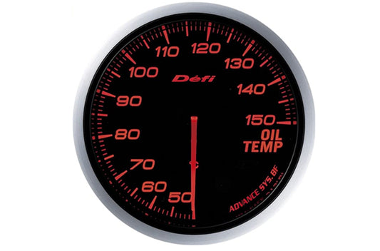Defi Link Advance BF Oil Temperature Meter - Red