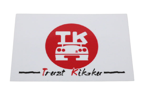 TRUST KIKAU Rising Sun Flag Sticker White Logo