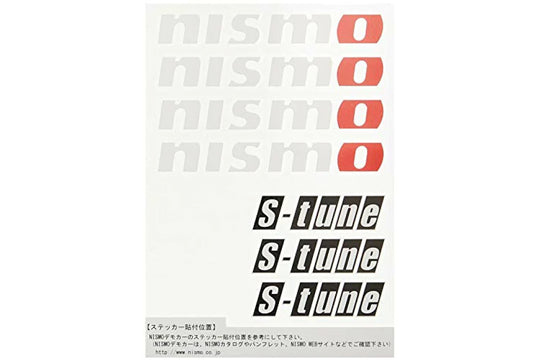 NISMO S-tune Logo Sticker Set White
