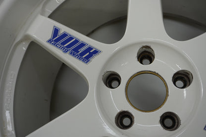 【USED】 RAYS VR TE37 White 19x9.5J+22 / 19x10.5J+22 - 4pcs Set