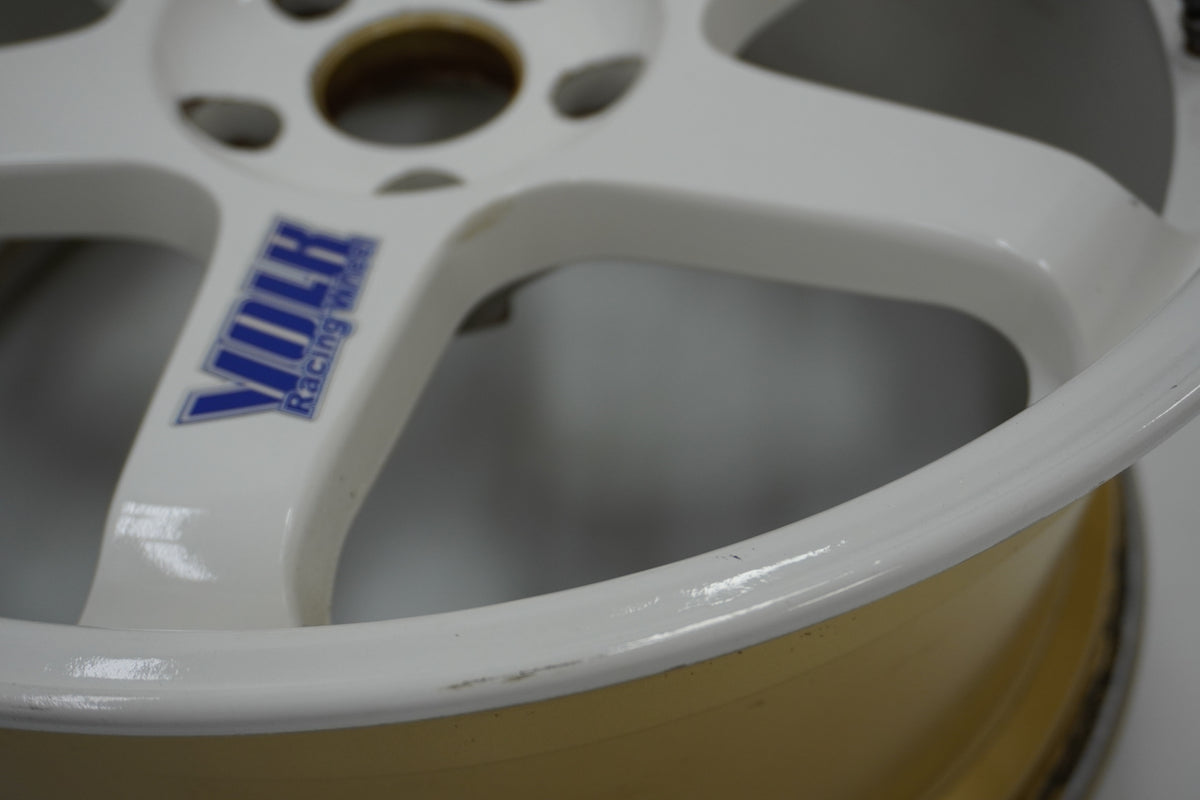 【USED】 RAYS VR TE37 White 19x9.5J+22 / 19x10.5J+22 - 4pcs Set