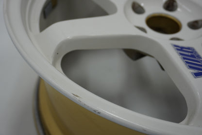 【USED】 RAYS VR TE37 White 19x9.5J+22 / 19x10.5J+22 - 4pcs Set