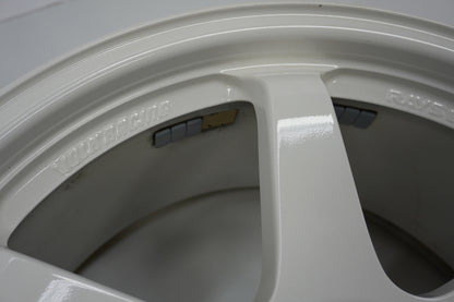 【USED】 RAYS VR TE37 White 19x9.5J+22 / 19x10.5J+22 - 4pcs Set