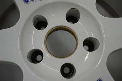 【USED】 RAYS VR TE37 White 19x9.5J+22 / 19x10.5J+22 - 4pcs Set