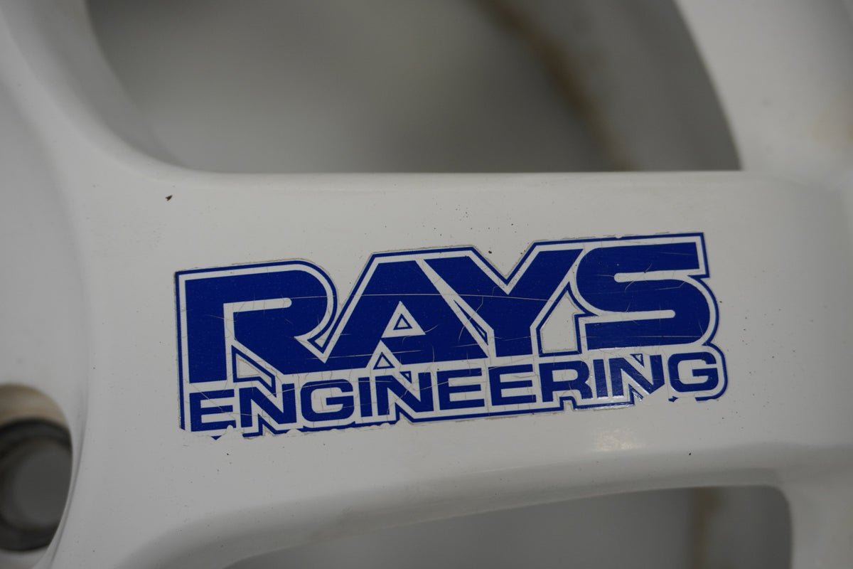 【USED】 RAYS VAOLK RACING TE37 White 16 x 7.5JJ +46 4pcs Set