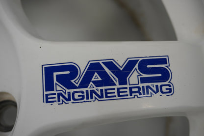 【USED】 RAYS VAOLK RACING TE37 White 16 x 7.5JJ +46 4pcs Set