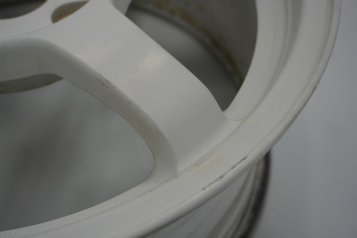 【USED】 RAYS VAOLK RACING TE37 White 16 x 7.5JJ +46 4pcs Set