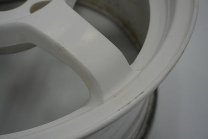 【USED】 RAYS VAOLK RACING TE37 White 16 x 7.5JJ +46 4pcs Set