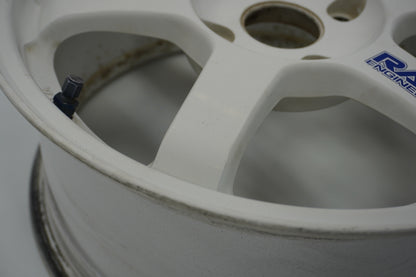 【USED】 RAYS VAOLK RACING TE37 White 16 x 7.5JJ +46 4pcs Set
