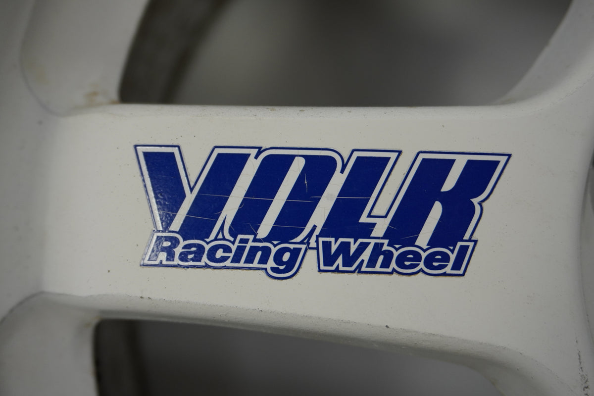 【USED】 RAYS VAOLK RACING TE37 White 16 x 7.5JJ +46 4pcs Set