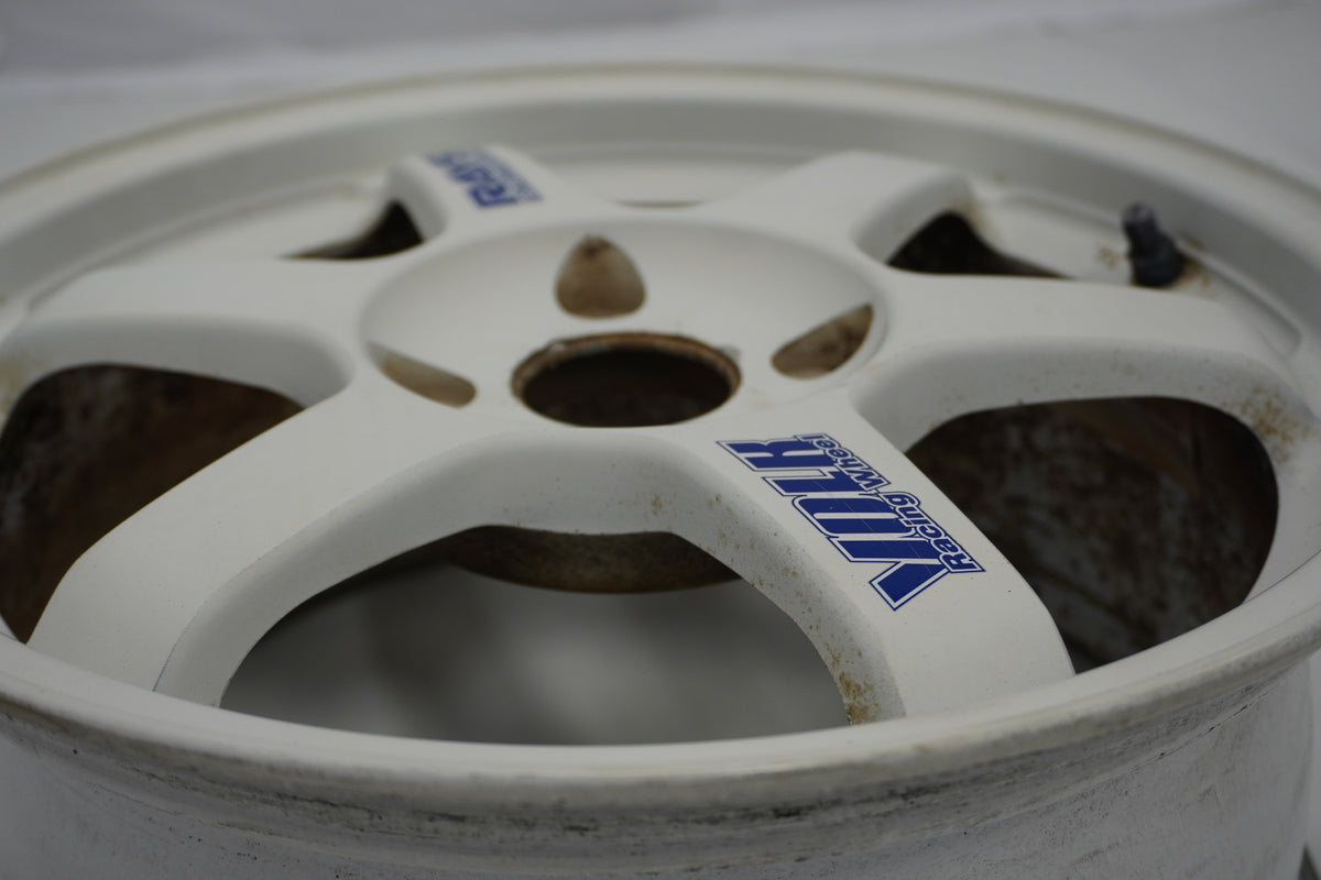 【USED】 RAYS VAOLK RACING TE37 White 16 x 7.5JJ +46 4pcs Set