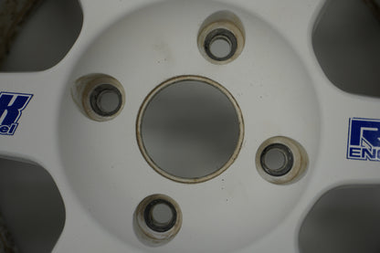 【USED】 RAYS VAOLK RACING TE37 White 16 x 7.5JJ +46 4pcs Set