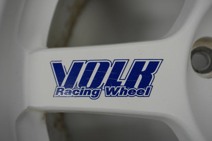 【USED】 RAYS VAOLK RACING TE37 White 16 x 7.5JJ +46 4pcs Set