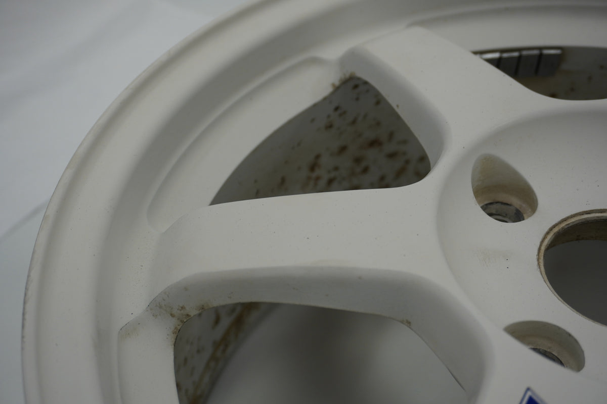 【USED】 RAYS VAOLK RACING TE37 White 16 x 7.5JJ +46 4pcs Set