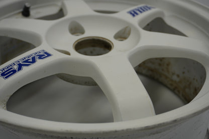 【USED】 RAYS VAOLK RACING TE37 White 16 x 7.5JJ +46 4pcs Set