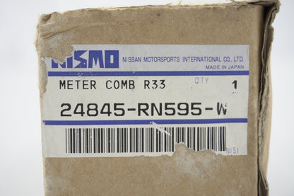 【USED】 NISMO Old Logo Triple Gauge White 24845-RN595-W - BCNR33
