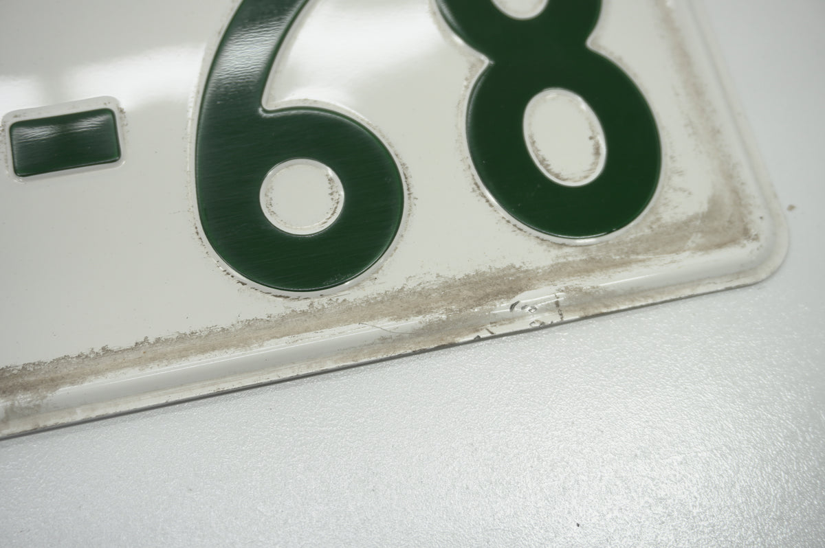【USED】 Japanese License Plate Front & Rear Set