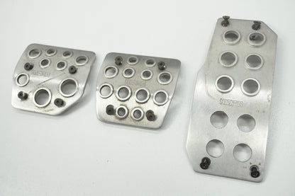 【USED】 Nismo Old Logo Aluminum Pedal Covers Set