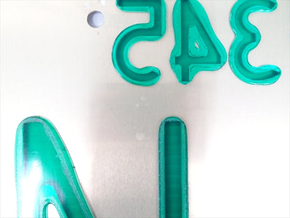 【USED】 Japanese License Plate Front & Rear Set