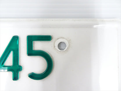 【USED】 Japanese License Plate Front & Rear Set