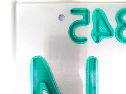 【USED】 Japanese License Plate Front & Rear Set