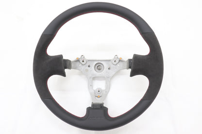 Mine's Leather Steering Wheel Type II Red Stitch - BNR34