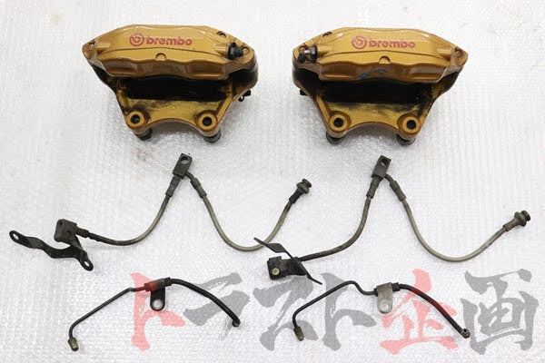 【USED】BNR34 Brembo Front Caliper - Removed from BNR32