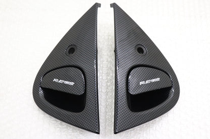【USED】UN-USED RE Amemiya Carbon Look Door Outer Handle Black - FD3S