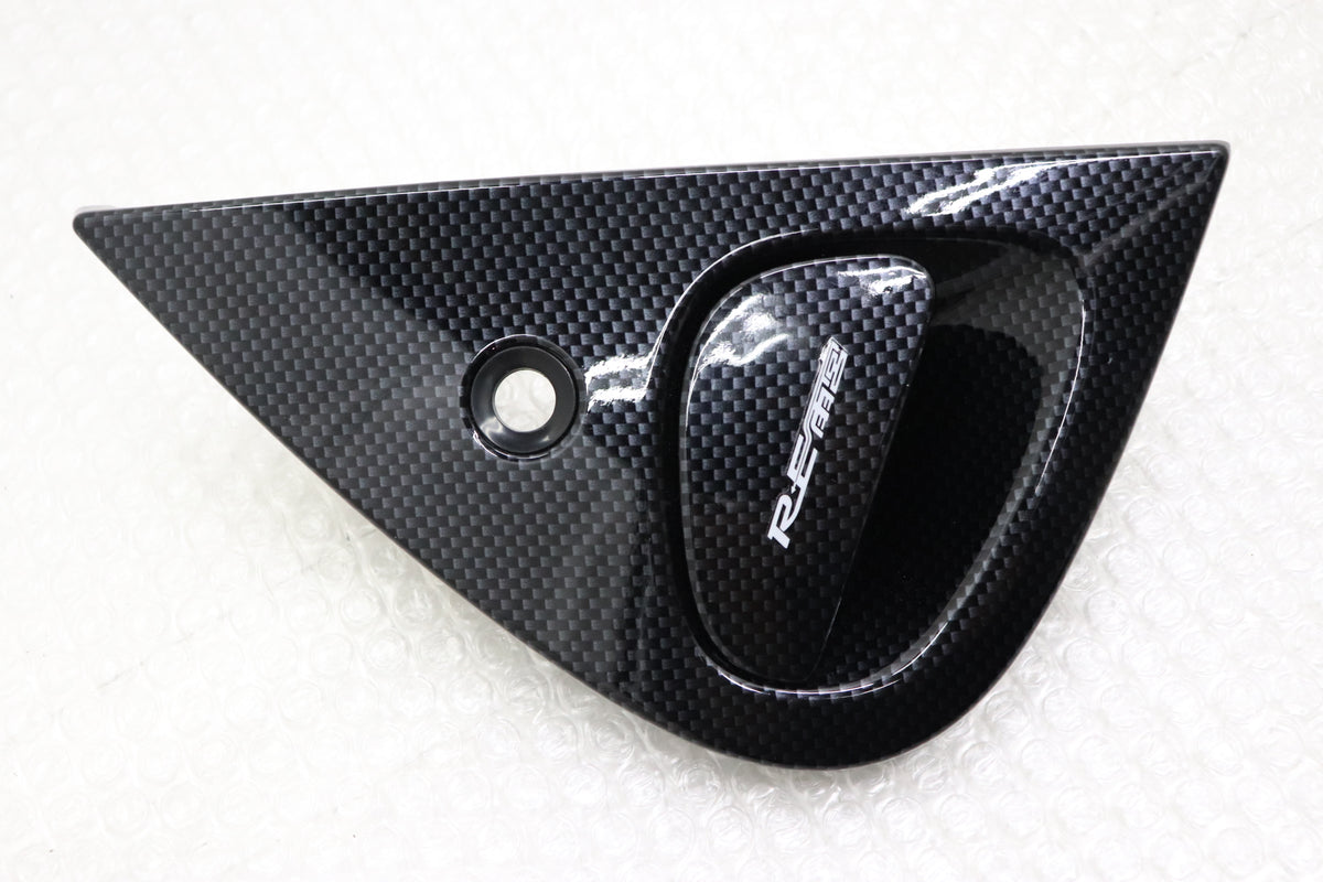 【USED】UN-USED RE Amemiya Carbon Look Door Outer Handle Black - FD3S