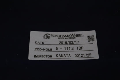 USED YOKOHAMA ADVAN Racing GT 18x9.5J+45 5H/PCD114.3 2pcs Set
