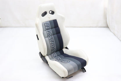【USED】 Mazda Speed Sport Seat White Leather RHS - FD3S