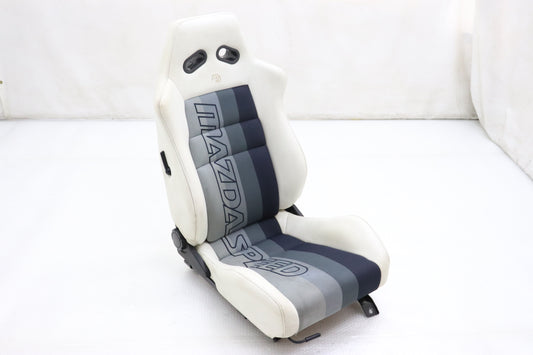【USED】 Mazda Speed Sport Seat White Leather RHS - FD3S