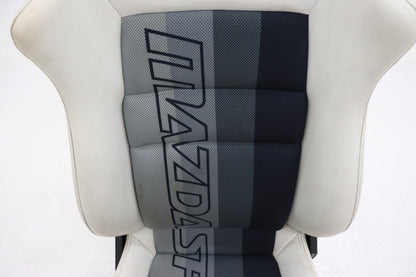【USED】 Mazda Speed Sport Seat White Leather RHS - FD3S