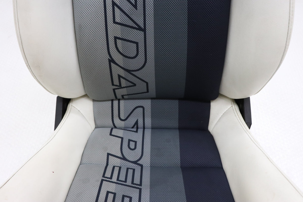 【USED】 Mazda Speed Sport Seat White Leather RHS - FD3S