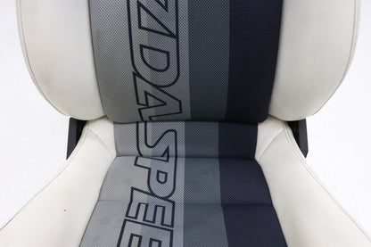 【USED】 Mazda Speed Sport Seat White Leather RHS - FD3S
