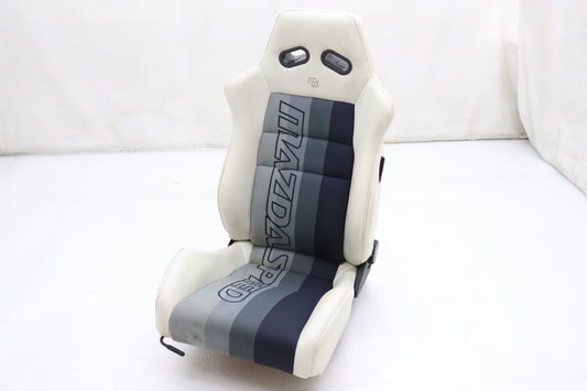 【USED】 Mazda Speed Sport Seat White Leather LHS - FD3S
