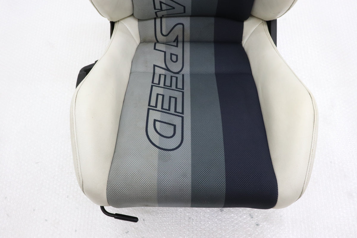 【USED】 Mazda Speed Sport Seat White Leather LHS - FD3S