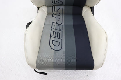 【USED】 Mazda Speed Sport Seat White Leather LHS - FD3S